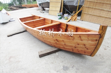 4米歐式尖頭木船